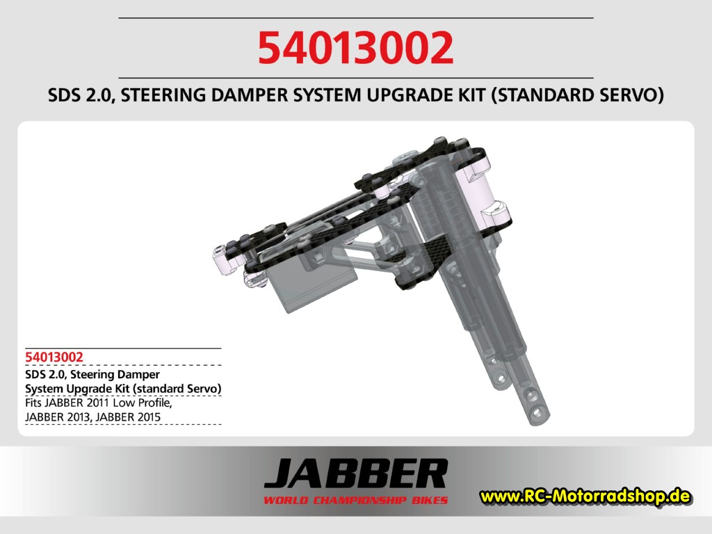 54013002: LIGHTSCALE SDS 2.0 Steering Damper System Upgrade Kit (Standard Servo) 54013002